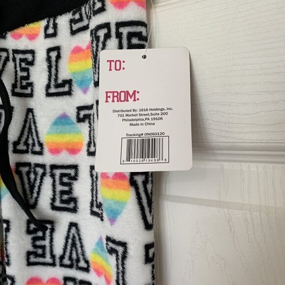 Love Hearts Small Super Soft & Cozy Collection Loungewear Pajama Pants New - Picture 3 of 10